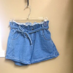 High Waisted Jean Shorts